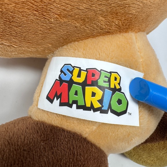 Super Mario Bros. Plush Authentic Nintendo Goomba 10" Plush Stuffed Animal Toy - Picture 5 of 7